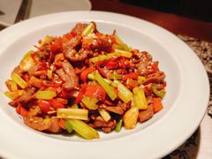 小炒黄牛肉-胖鱼头·南京菜·河景餐厅(夫子庙店)