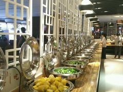 自助取餐区-感恩心素食馆(百世广场店)