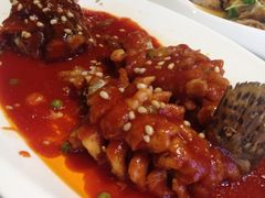 松鼠桂鱼-很地道！炸的刚好浇头也地道-老人和饭店(打浦路店)