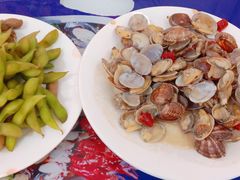 炒蛤蜊-老东镇啤酒屋海鲜加工·蒸汽海鲜·海鲜烧烤(台东店)