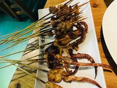 -路边摊小炉子烧烤