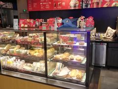 面包甜点陈列柜-星巴克(上海汇锦里店)