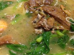 三鲜猪肝汤面-十面欢腾·海鲜面·台式Bistro(长乐路店)