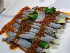 秋葵拌沙虫-黑明餐厅(白鹭洲店)