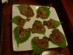 牛舌配梅子芥末酱-牛玄庵日式寿喜烧·料理店(新源里店)