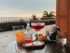 -日落吧·海景咖啡厅·餐酒吧·鸡尾酒·下午茶·乐队表演·浪漫夕阳·三亚文华东方酒店