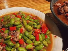 毛豆炒牛肉-小口味