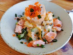 飞鱼籽炙烤三文鱼鸡蛋土豆沙拉-娜娜家•Nana’Garden (福州道店)