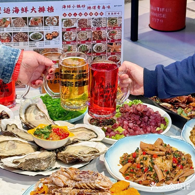 来青岛吃了这顿海鲜真的不想走了！也太太太好吃了啦