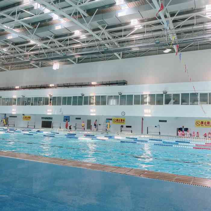 七宝中学室内游泳馆-"游泳是我酷爱的运动之一, 所以天气一热.