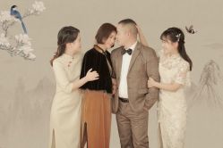 -时光纪亲子全家福照相馆(静安店母女写真父母纪念照)
