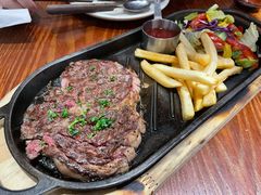 澳洲谷饲黑安格斯西冷牛排-澳骄 Aussie Kitchen·手工披萨·西餐(国大店)