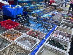 -霞涌市场海鲜摆卖区
