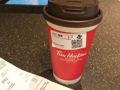花生牛轧风味拿铁-Tims天好咖啡(长风大悦城店)