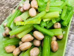 西芹花生米-杨姐大片肉烧烤