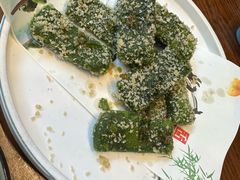 绿茶糍粑-食光慢宴·安吉土菜馆