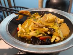 干锅有机花菜-鸡毛店·川菜(李家沱店)