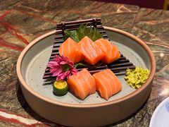 三文鱼刺身-炙柒Sekinana·精致料理 烧鸟·铁板烧(海上世界店)
