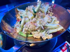 干锅花菜-钳真多钓虾馆·小龙虾海鲜烧烤(九六广场店)