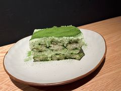抹茶口味提拉米苏-长春银盐咖啡馆