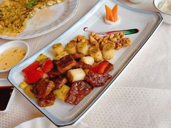 坚果彩椒雪花牛肉粒-深运潮州粥(水库店)
