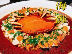 糟骨头黑豚肉碎蒸膏蟹-上海滩餐厅(BFC外滩金融中心店)
