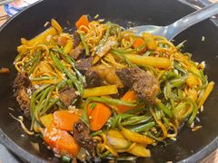 番茄牛腩焖面-金豆角砂锅焖面(安贞店)