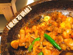 酱爆石锅牛蛙-绿茶餐厅(二七万达店)