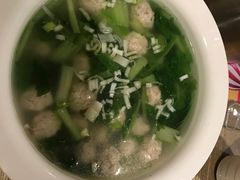 小白菜丸子汤-神石火浴(台湾街店)
