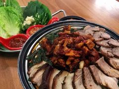 单点蔬菜包辣猪肉-HOTISLAND海鸡岛·韩国料理(江南西店)