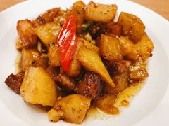 黑椒叉烧土豆丁-顺风汤馆·广府粤菜(江宸天街店)