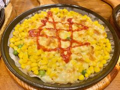 料理烤芝士玉米粒-老东镇啤酒屋海鲜加工·蒸汽海鲜·海鲜烧烤(台东店)