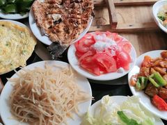 -北京龙庆四季香农家饭庄·灶台鱼·碳烤虹鳟鱼(龙庆峡店)