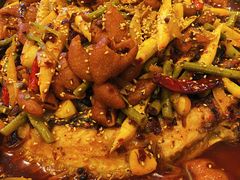 油泼肥肠烤鱼（清江鱼/份）-锦尚阁烤鱼(望京新荟城店)