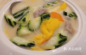Loofah Egg Fish Skin Dumplings