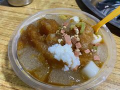 门口的冰粉-渝味黄姐火锅(黄泥村店)
