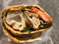 蛋饼+油条+里脊肉-金杨老摊头蛋饼(金口路店)