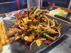 爆炒羊脊骨-骨气鼓气羊棒骨·羊蝎子(住总万科广场店)