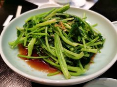 虾皮热炝芥蓝苗-海天楼中餐厅(吴宫泛太平洋酒店)