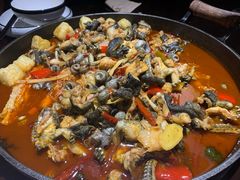 螺丝干锅田鸡煲-华华火锅牛蛙(祥宾店)