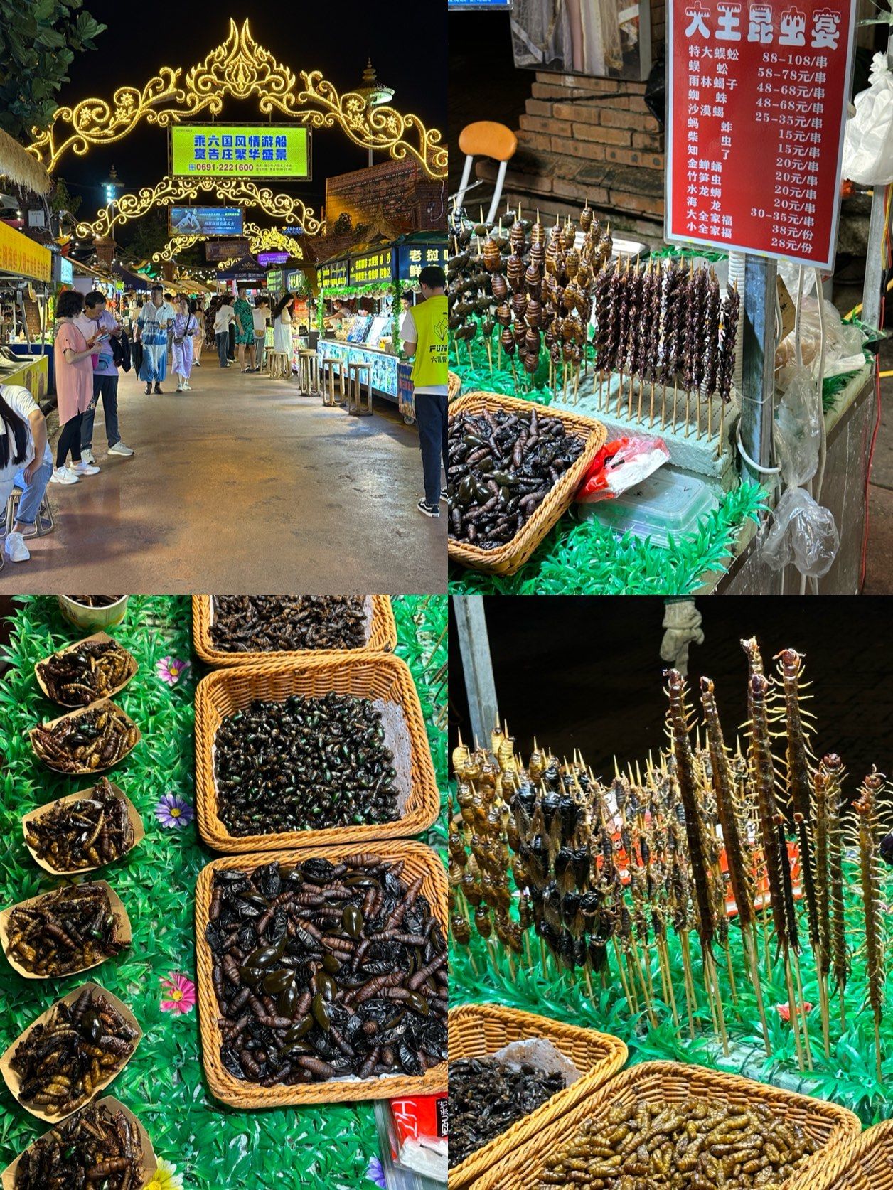 夜市里的昆虫宴