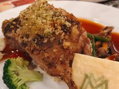 香烤羊架配忌廉焗薯-大冒险家餐厅