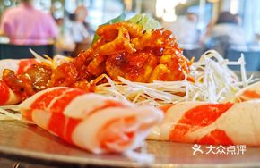 Iron Plate Beef and Octopus