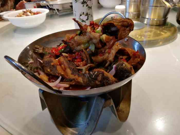 上菜呷饭(富业店)-"印象中是中山首家具湖南风味的湘菜馆,桌面.