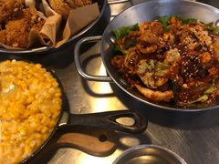 鱿鱼炒五花肉-富乐满韩国正宗炸鸡韩国料理(虹泉路店)