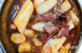 Stir-fried Beef Brisket with Pearl Noodles