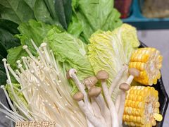 蔬菜拼盘-品也·鲍鱼鸡火锅(皇庭广场店)