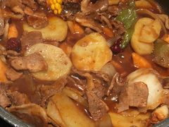 黑毛梅花大焖锅-猪啊牛呀羊啊铜盘烤肉(正大广场店)