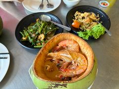 咸蛋黄软壳蟹-大树下海鲜饭店