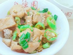 擂辣椒香煎草鱼盖码饭-百年德园(侯家塘店)